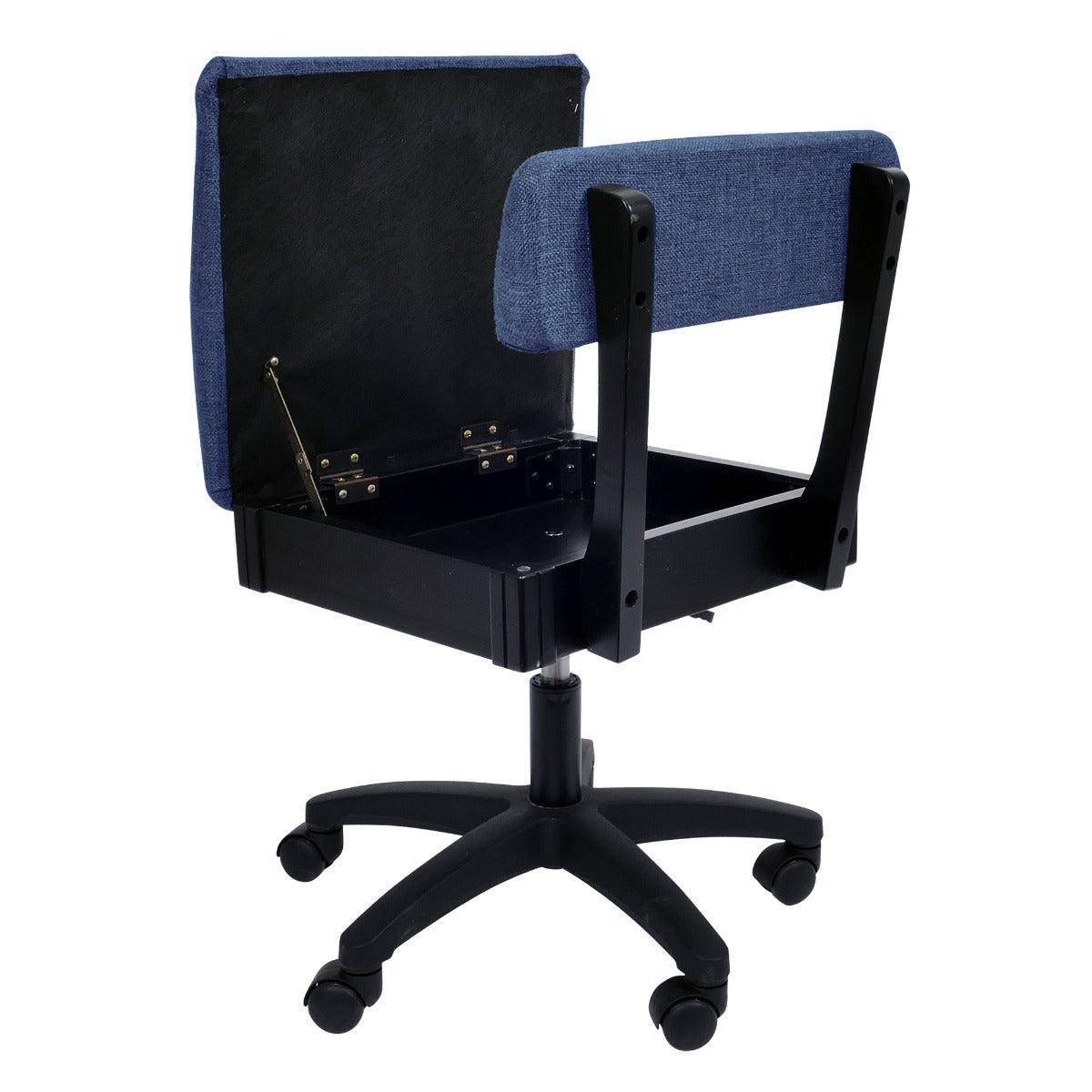 Arrow Hydraulic Sewing Chair Duchess Blue (H8130) - Image 3