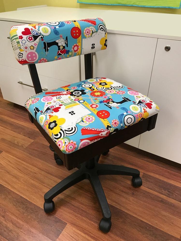 Arrow Hydraulic Sewing Chair Sew Now Sew Wow (H6880) - Image 3