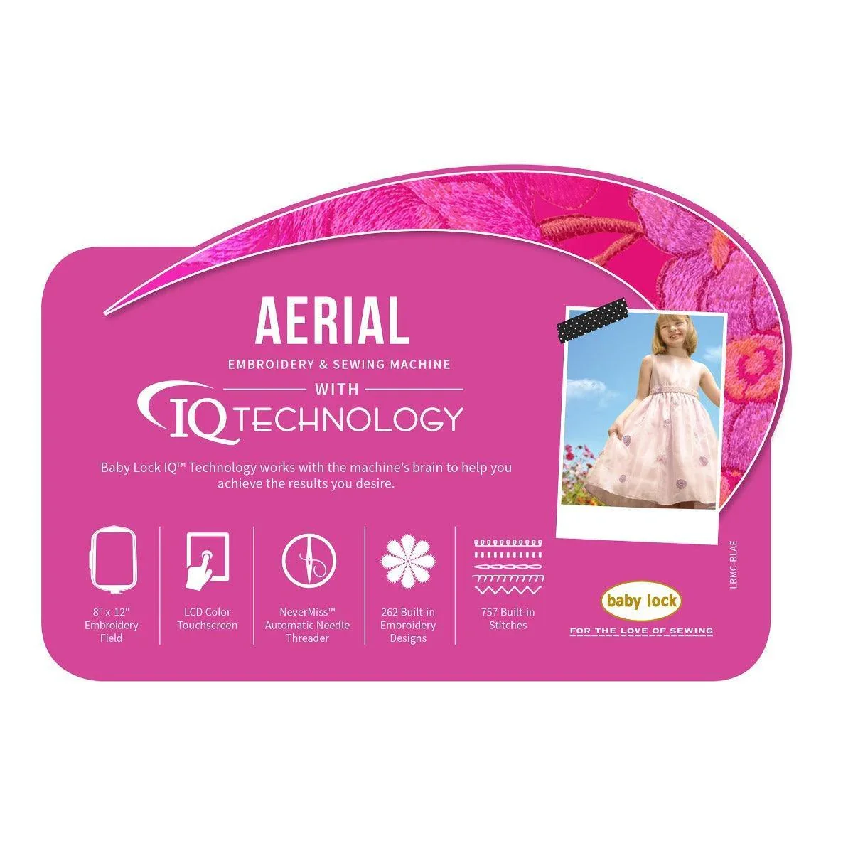 Baby Lock Aerial Sewing & Embroidery Machine - Image 6
