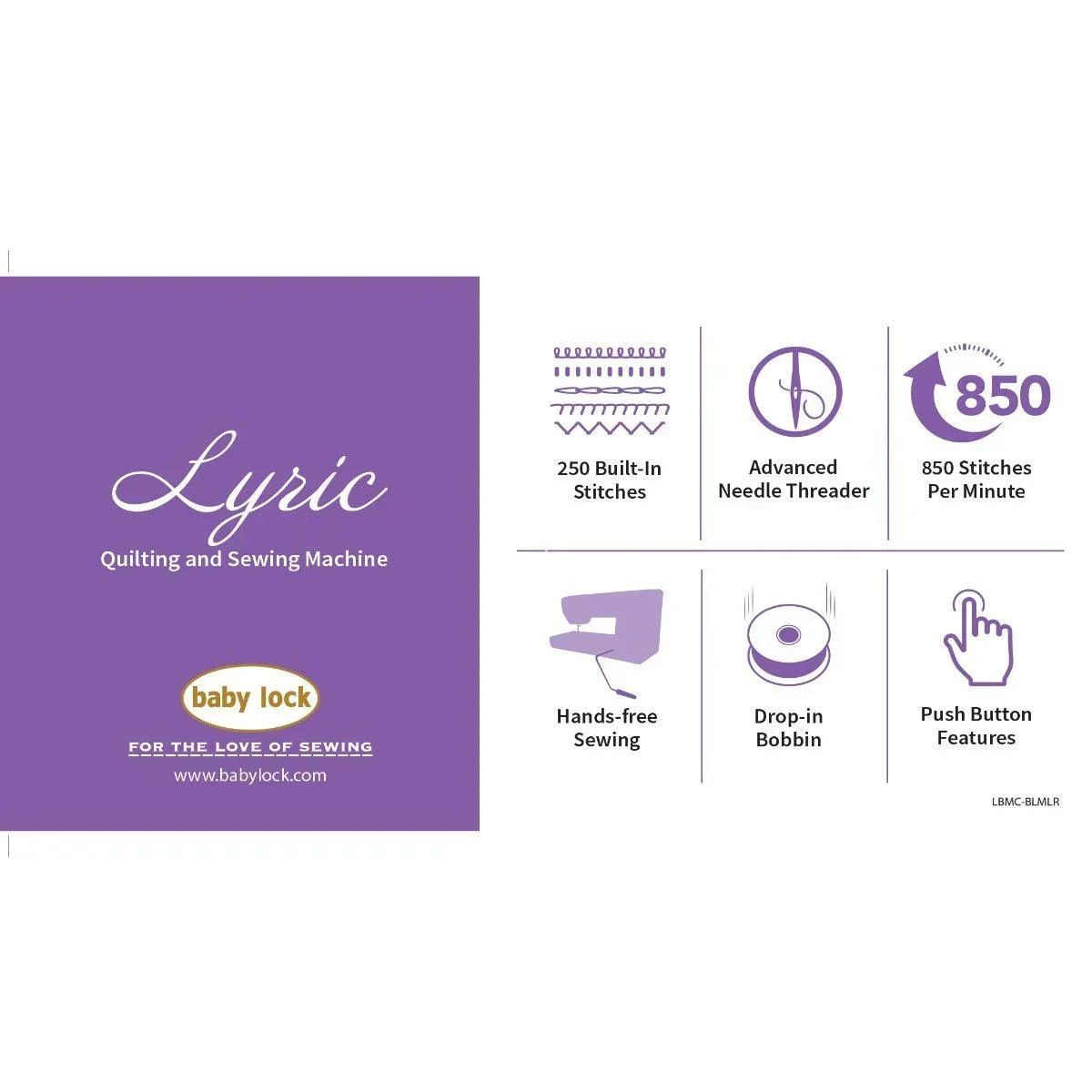 Baby Lock Lyric Sewing Machine - Image 5